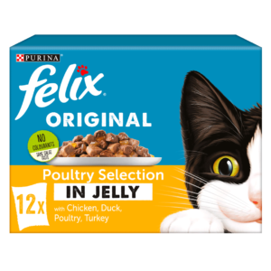 FELIX Original Poultry Selection in Jelly Wet Cat Food