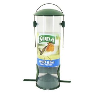 Supa 2 Port Plastic Wild Bird Seed feeder