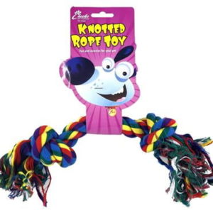 30cm knotted rope toy