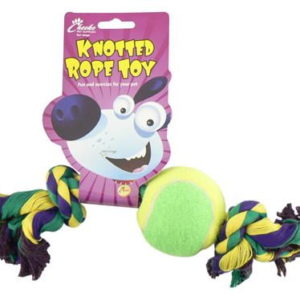 30cm rope and ball dog toy