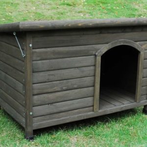 Cheeko Flatroof Cabin Outdoor Wooden Dog Kennel