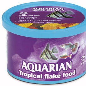 AQUARIAN TROPICAL FISH FOOD 50GM