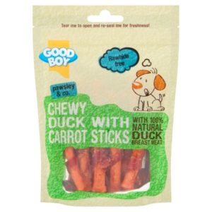 Good Boy Chewy Duck With Carrot Sticks