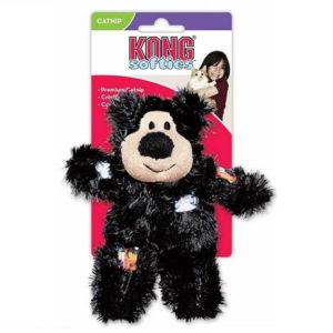 Kong Softies Catnip Bear Black