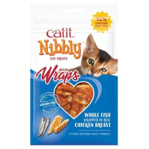 Catit Nibbly Wraps Chicken & Fish 30g