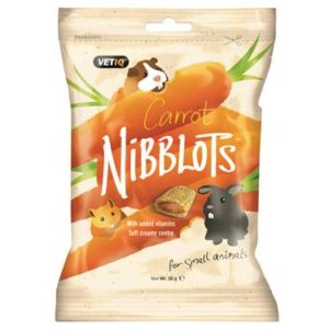 vetiq carrot nibblots small pet treats