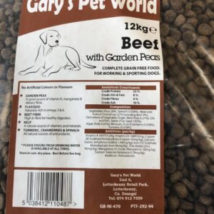 grain free beef dog food